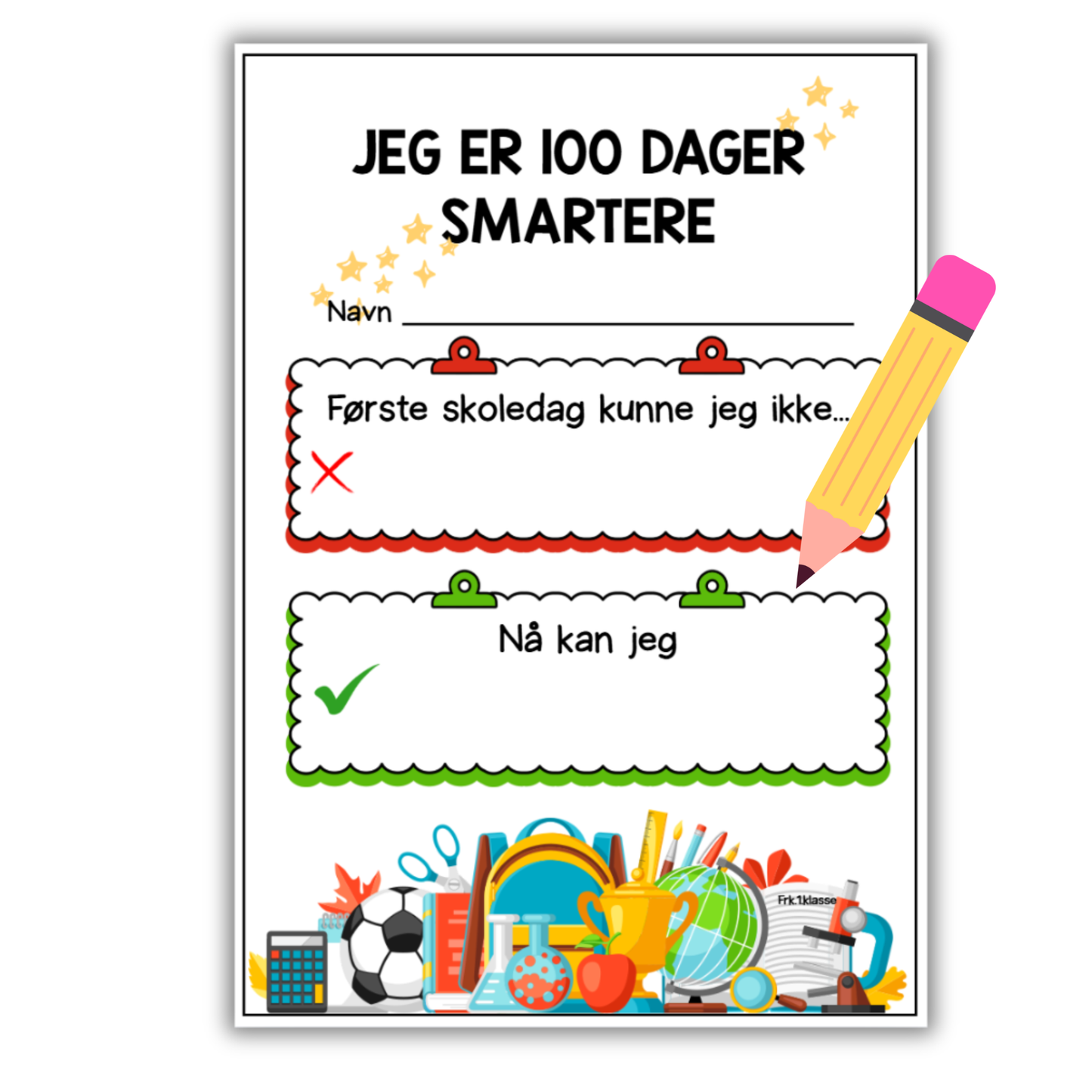 100-dagersfest | Skriveoppgave | «Jeg er 100 dager smartere»