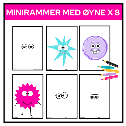 Minirammer med øyne | Åtte varianter