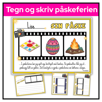 Tegn og skriv fra påskeferien