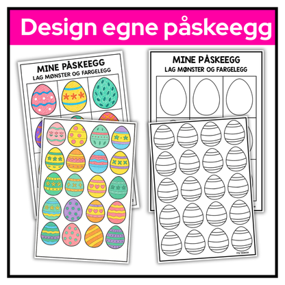 Påskeegg – blanke egg for egen dekor | 12 varianter