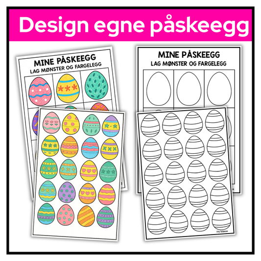 Påskeegg – blanke egg for egen dekor | 12 varianter