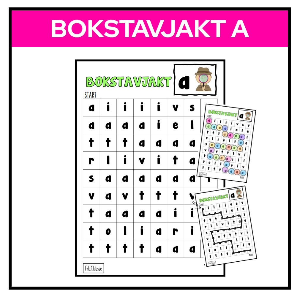Bokstavjakt A