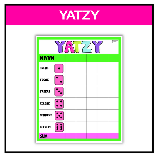 Yatzy | Spillbrett