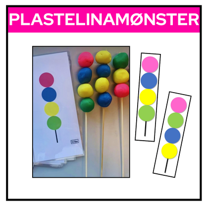 Plastelinamønster | Redigerbar fil