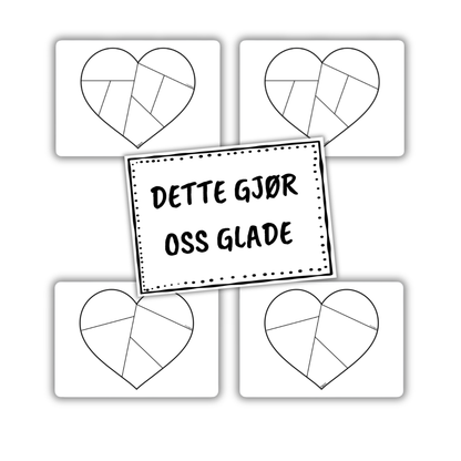 Mitt Hjerte – Tegn og skriv det som gjør deg glad