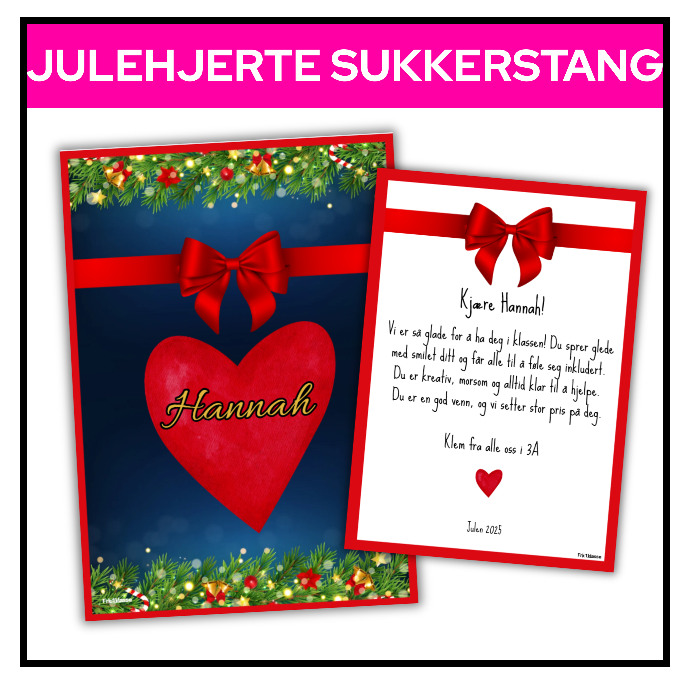 Julediplom | Dyp blå