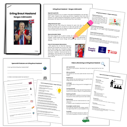 Norges største fotballstjerner – To store undervisningsopplegg om Martin Ødegaard og Erling Braut Haaland