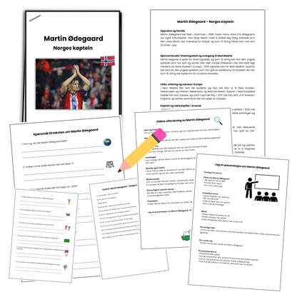 Norges største fotballstjerner – To store undervisningsopplegg om Martin Ødegaard og Erling Braut Haaland