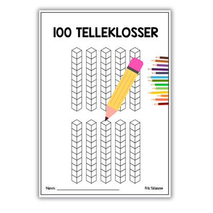 100-dagersfest | Arbeidsark | 100 telleklosser