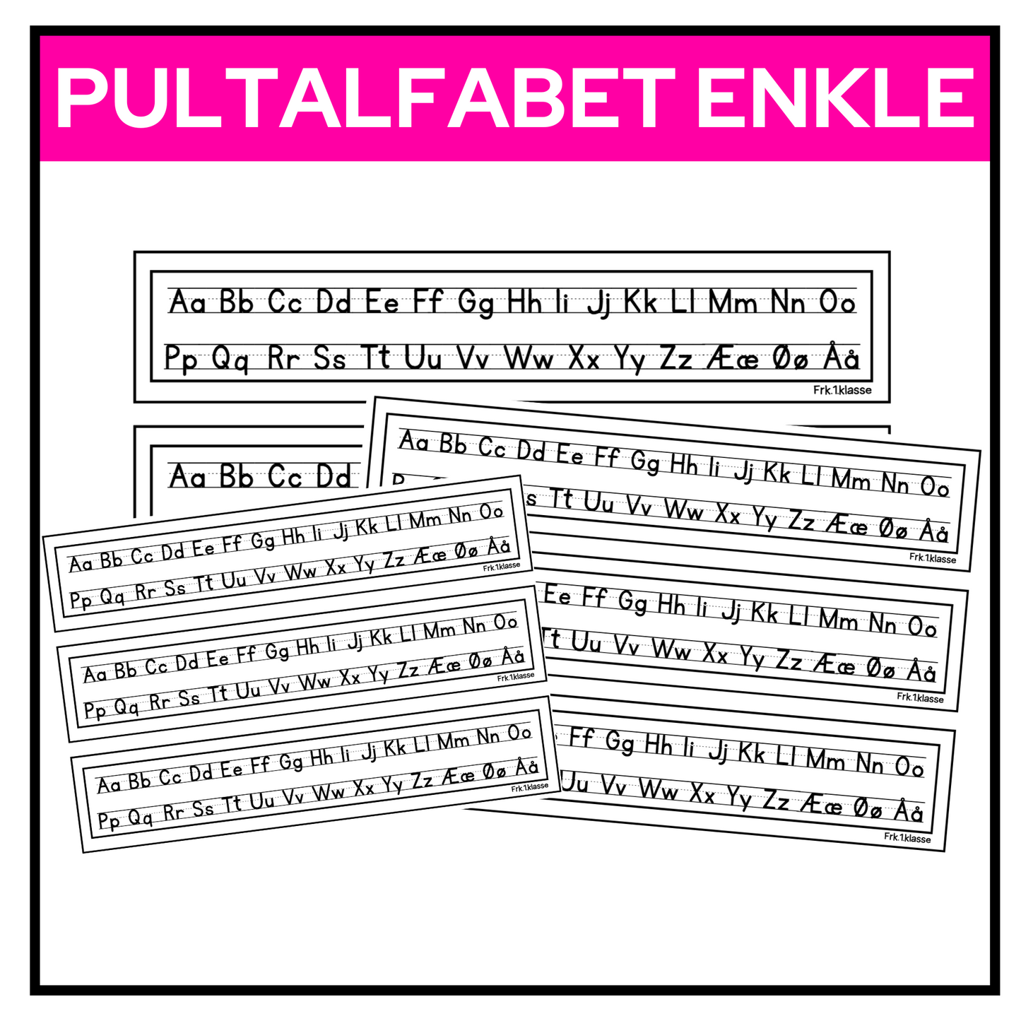 Pultalfabet | HVITE