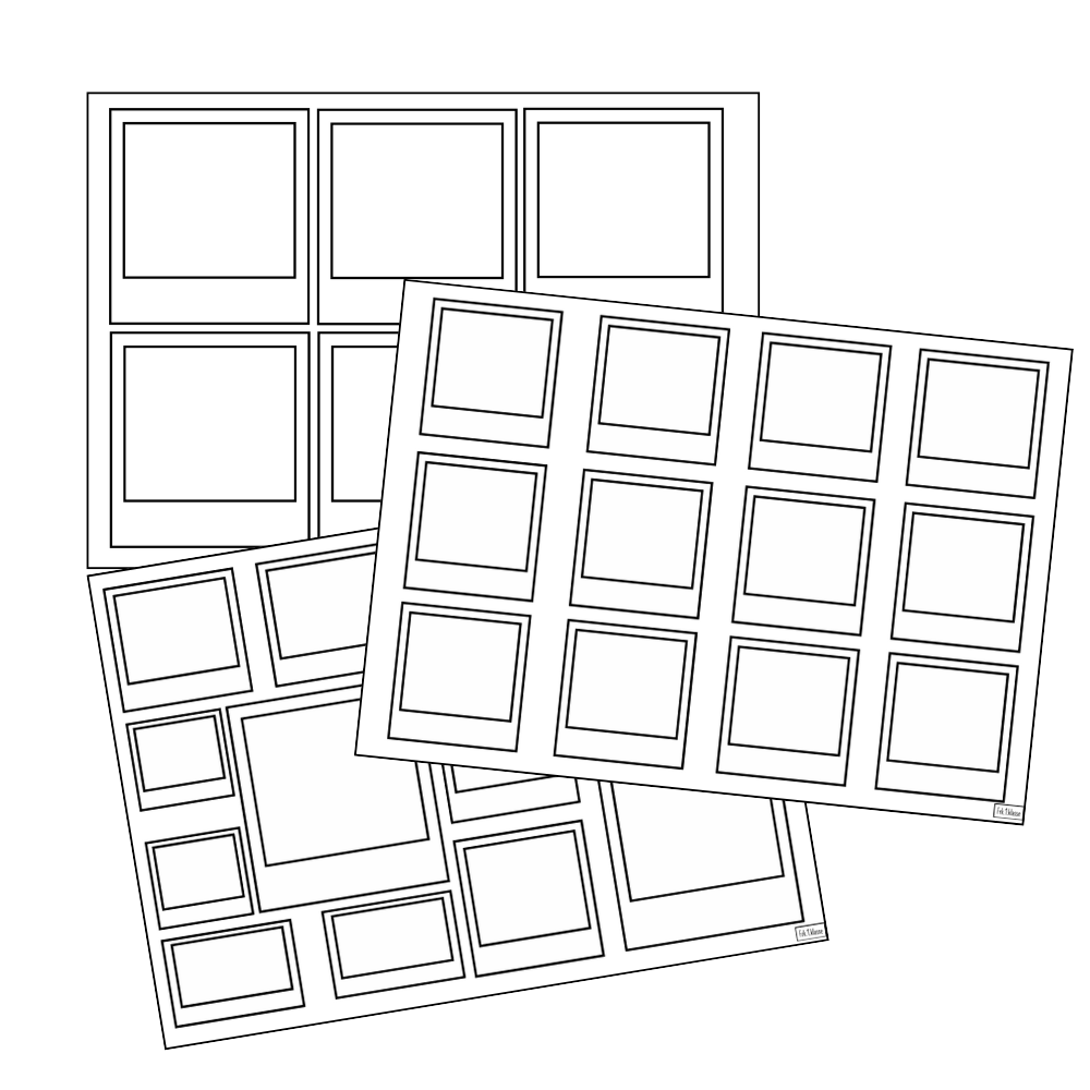 Rammer med tegnefelt og skrivefelt.