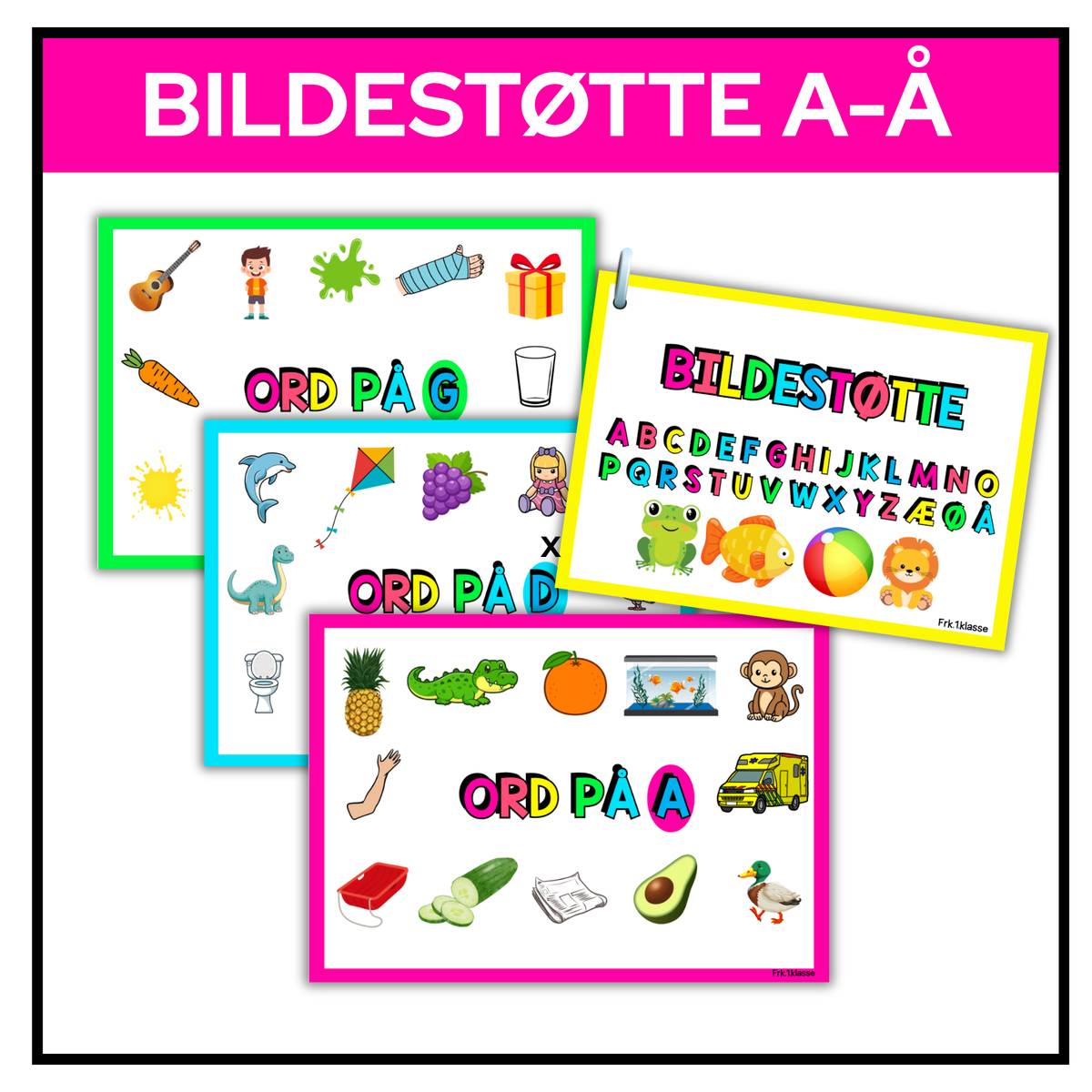 Bildestøtte A-Å | Bilde | Megapakke | Bokmål
