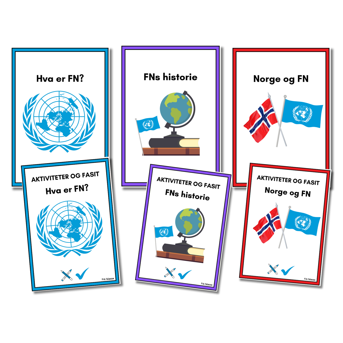 FN-dagen: Gigantisk læringspakke for 4.–7. trinn: 10 hefter!