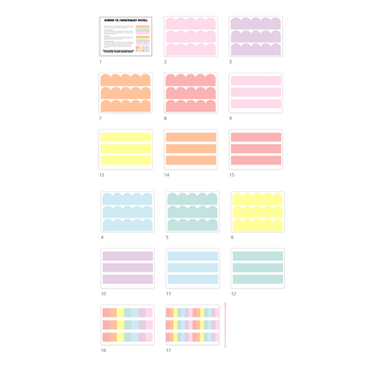 Border | MEGAPAKKE | PASTELL