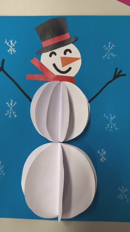 Snømann | 3D | Flere farger