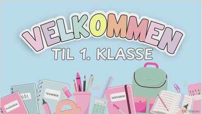 SLIDES | Velkommen | Pastell | REDIGERBAR | BOKMÅL OG NYNORSK