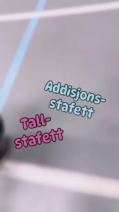 Addisjonsstafett | Spillbrett med visuell støtte