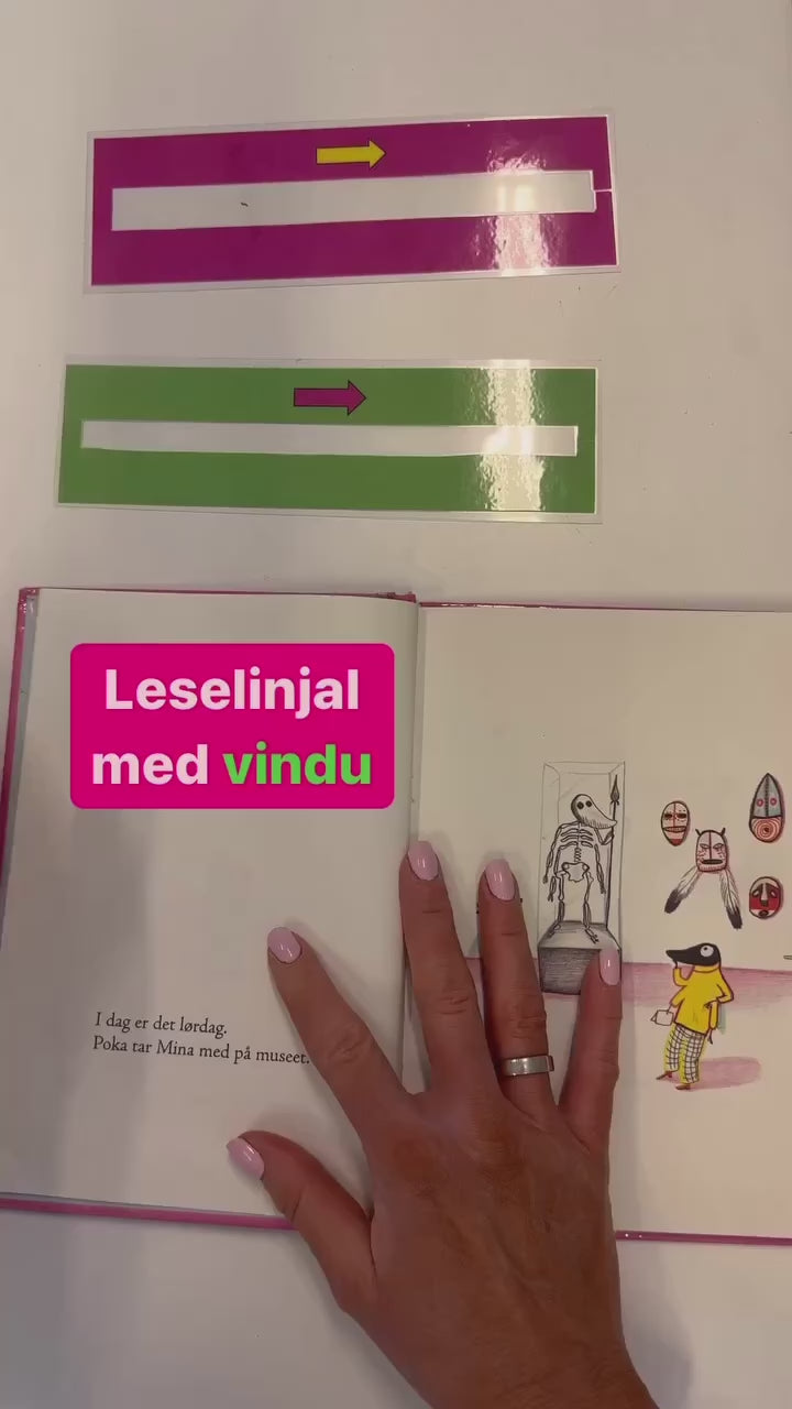 Film som viser leselinjal i bruk.