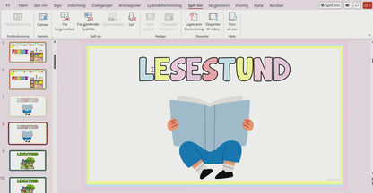 SLIDES | Dagsrutiner i tekst og bilder| 60 sider| REDIGERBAR